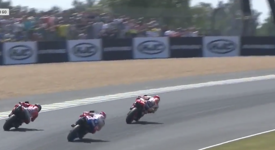 sorpasso marquez lorenzo