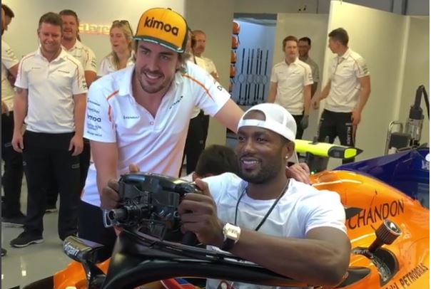 Serge Ibaka macchina Fernando Alonso