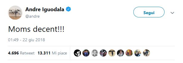 Iguodala Mamma Doncic