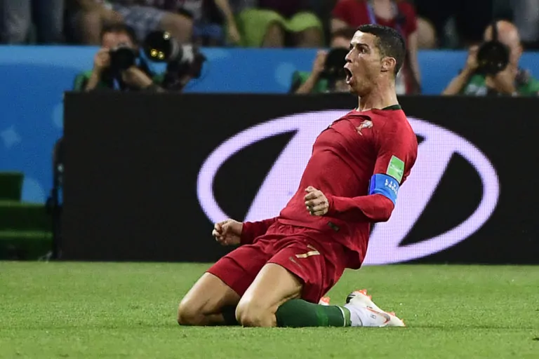 Gol Cristiano Ronaldo esultanza
