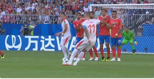 Punizione Kolarov