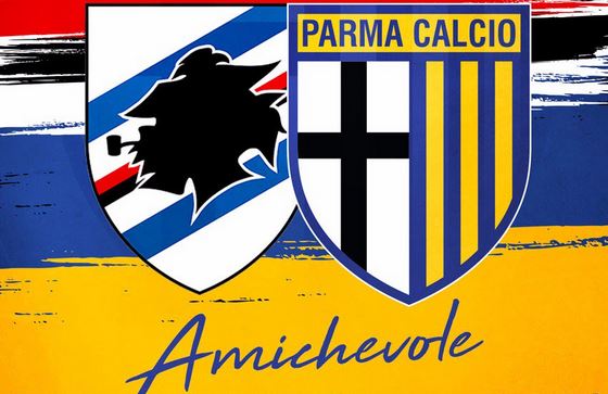 Sampdoria-Parma amichevole su Twitter