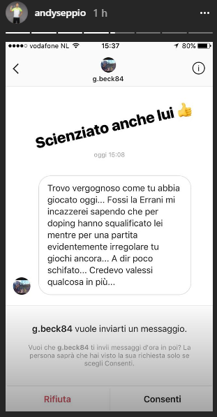 Seppi hater insulti