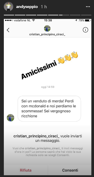 Seppi hater insulti