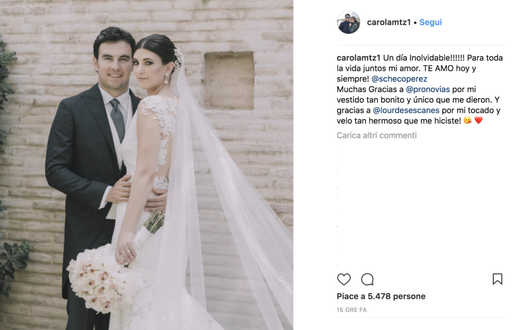 matrimonio sergio perez 4
