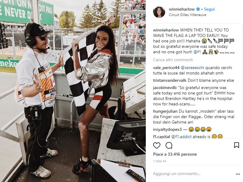 winnie harlow bandiera scacchi