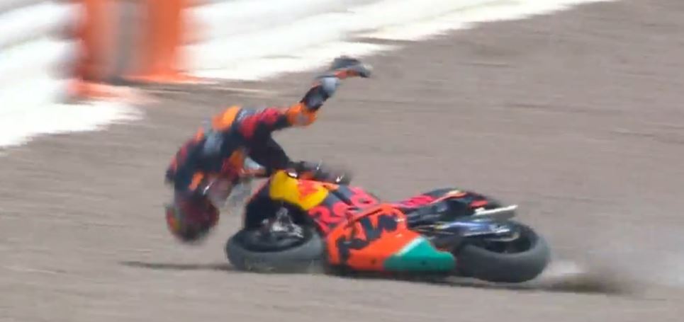 mika kallio caduta sachsenring
