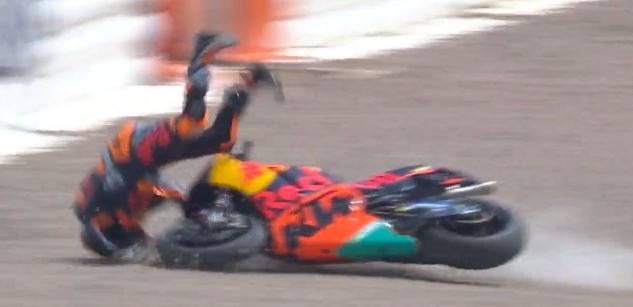 mika kallio caduta sachsenring