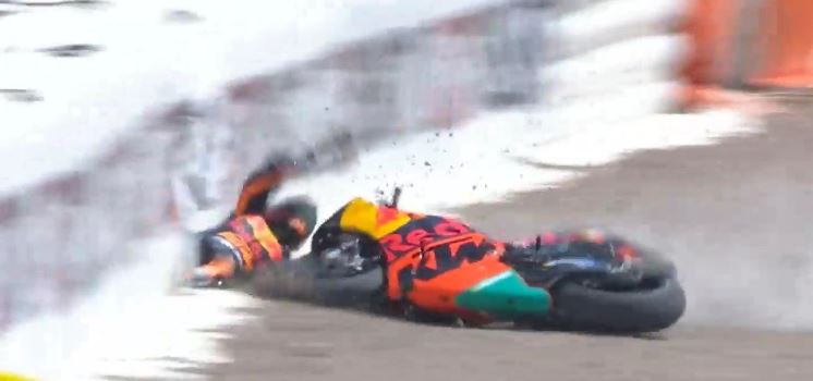 mika kallio caduta sachsenring
