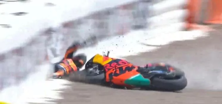 mika kallio caduta sachsenring
