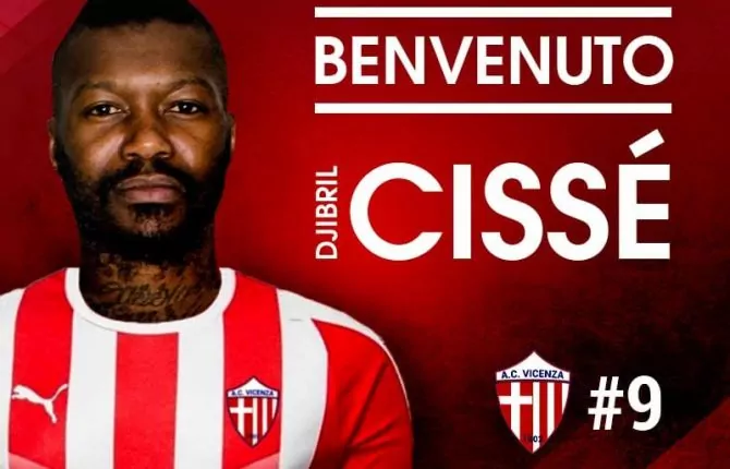 Djibril Cissè nuovo giocatore Ac Vicenza 1902