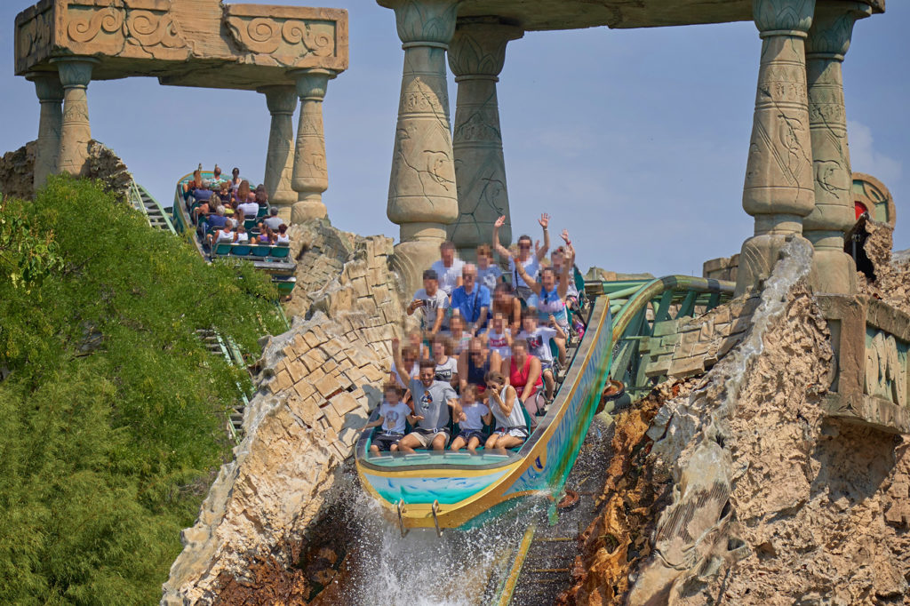 Eleonora Pedron e Nicolò De Devitiis a Gardaland