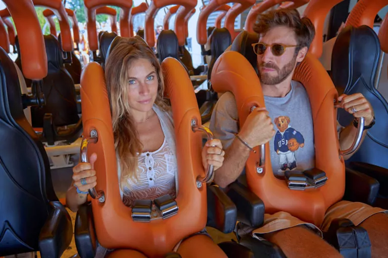 Eleonora Pedron e Nicolò De Devitiis a Gardaland