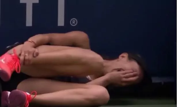 Mihaela Buzarnescu Infortunio caviglia WTA Montreal