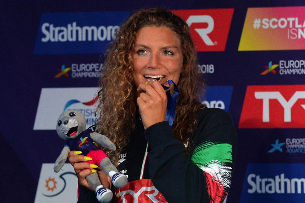 Ilaria Cusinato Europei Nuoto 2018 Glasgow