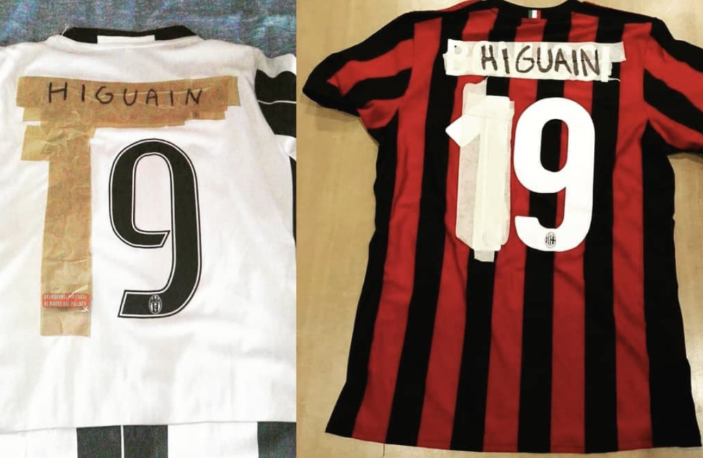 higuain maglia corretta