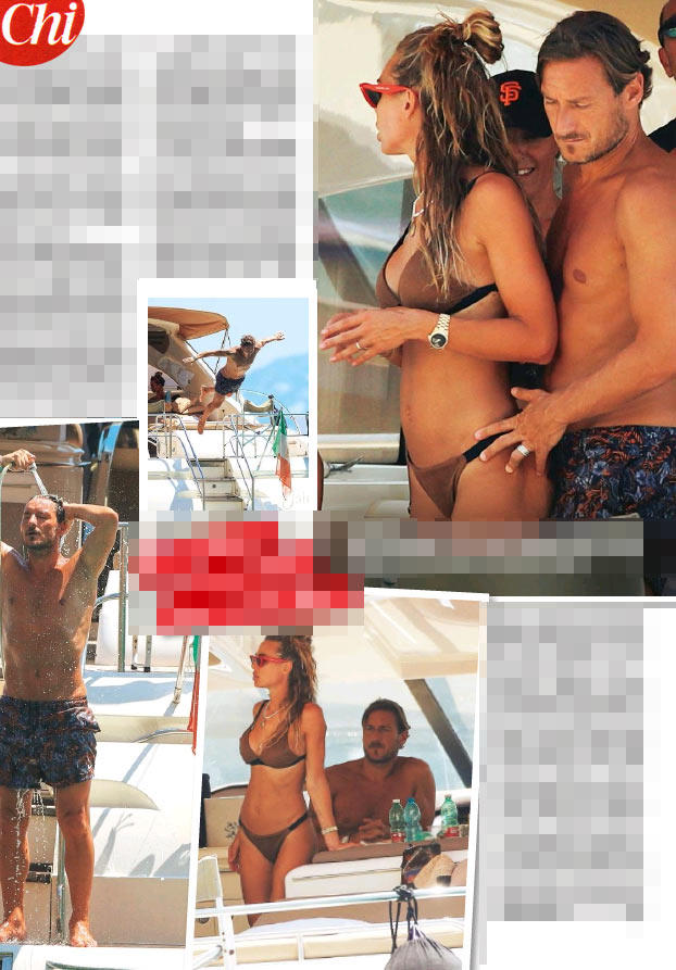 ilary blasi totti barca