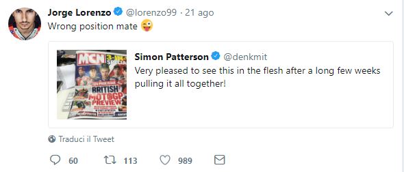 tweet jorge lorenzo