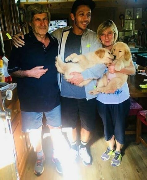 valentino rossi nuovi cani penelope e ulisse