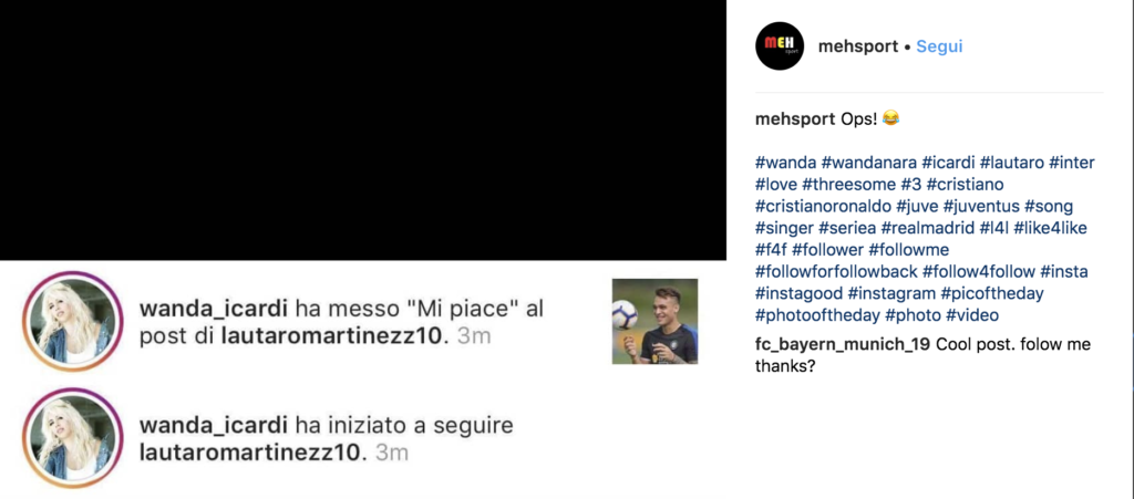 lautaro martinez wanda nara social