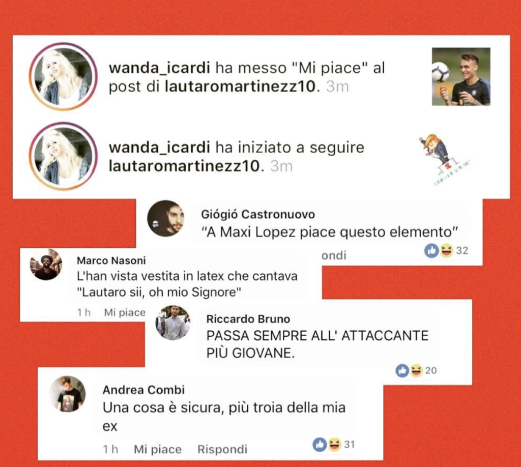 lautaro martinez wanda nara social