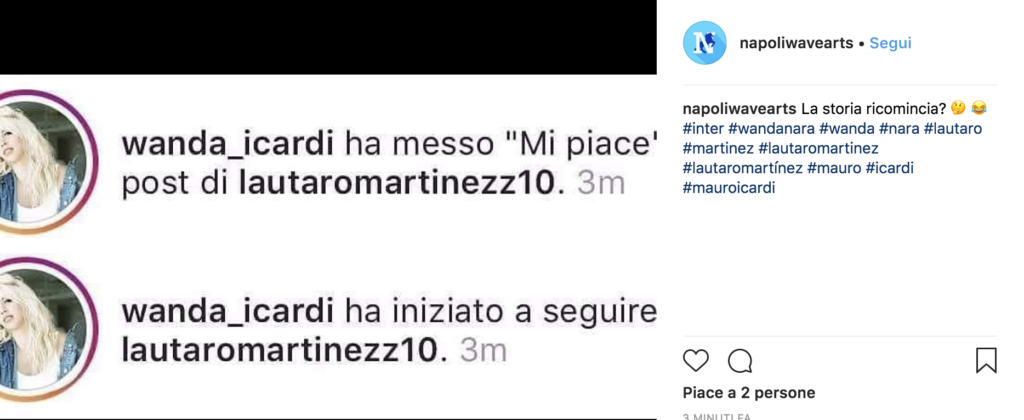 lautaro martinez wanda nara social