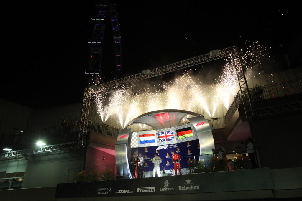 podio hamilton vettel verstappen