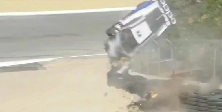 Incidente Sheena Monk Lamborghini Super Trofeo North America
