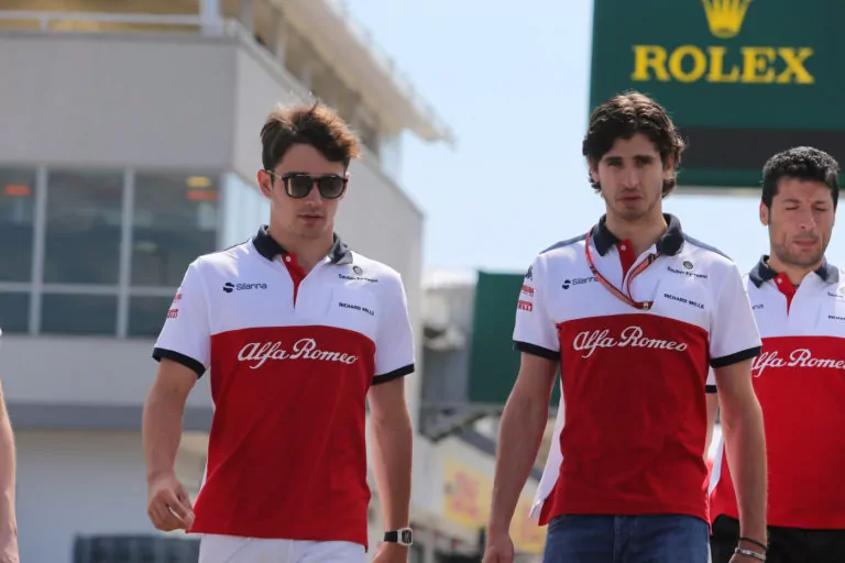 Leclerc e Giovinazzi