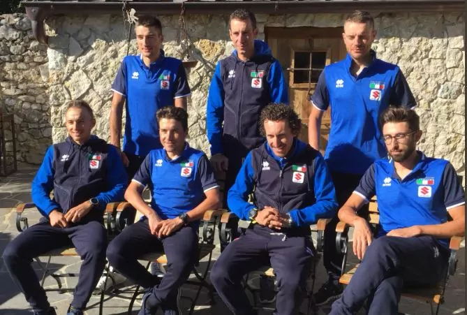 italia ciclismo mondiali 2018 raduno