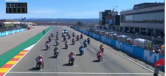 partenza gp aragon