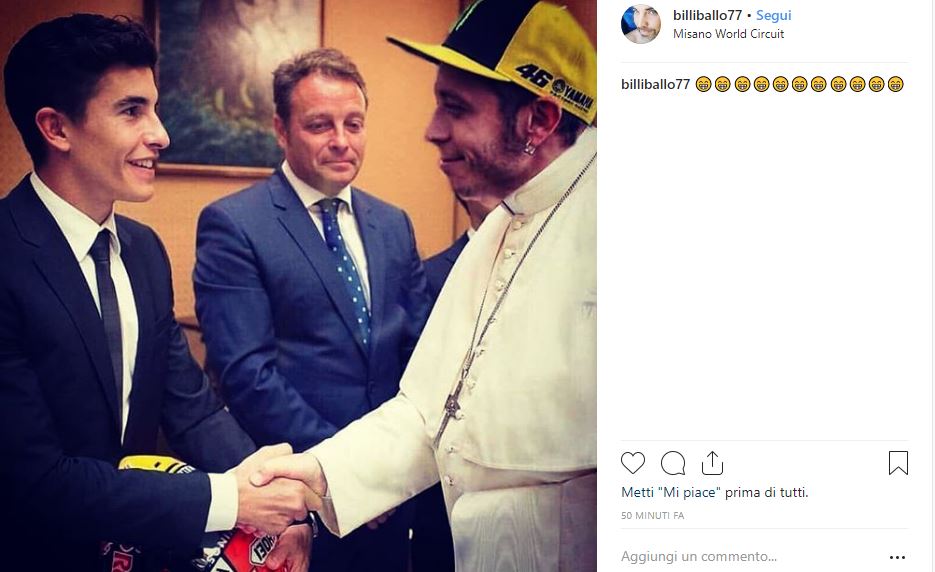 stretta di mano marquez rossi