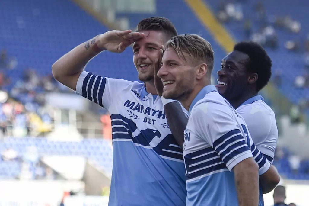 Immobile e Milinkovic