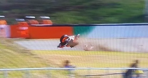 marc marquez caduta fp4 gp giappone