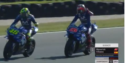 maverick vinales valentino rossi