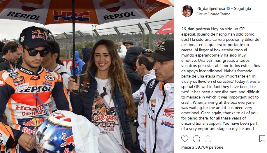 Dani Pedrosa addio MotoGP