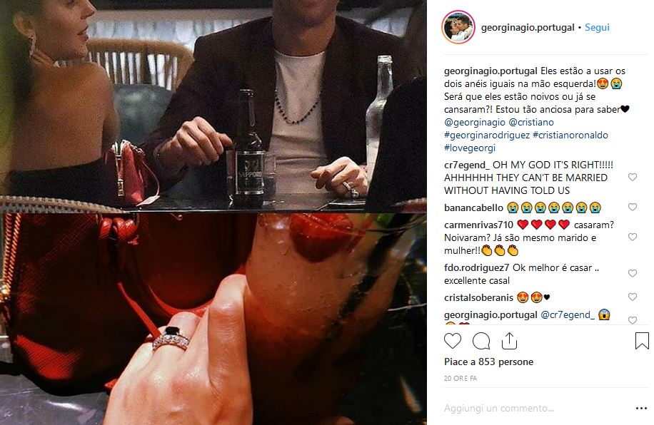 Georgina Rodriguez anello