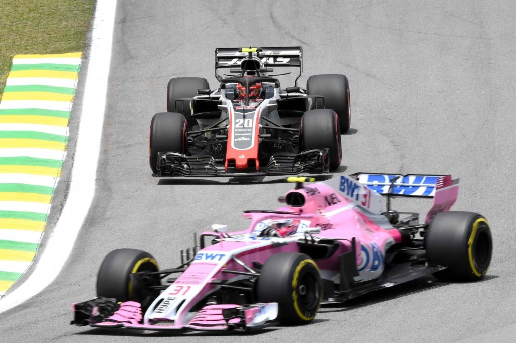 Haas e Force India