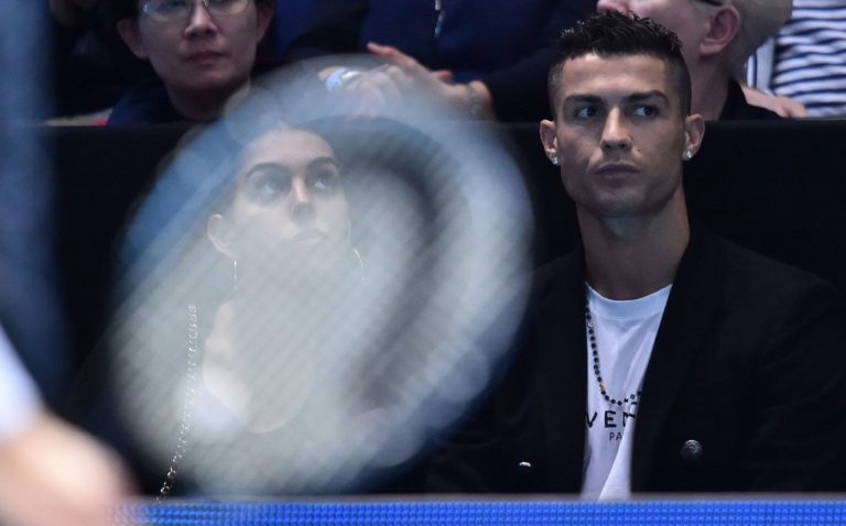 Cristiano Ronaldo e famiglia alle ATP World Tour Finals