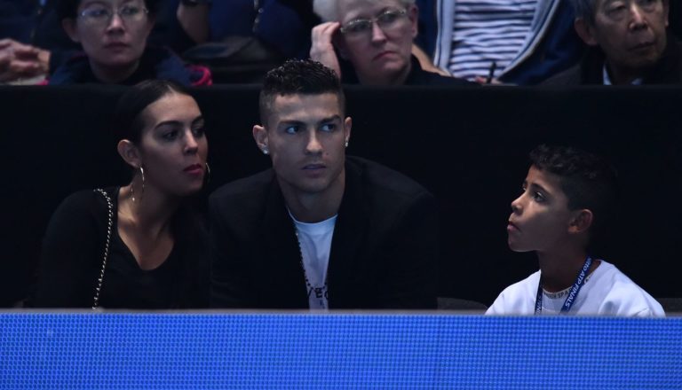 Cristiano Ronaldo e famiglia alle ATP World Tour Finals