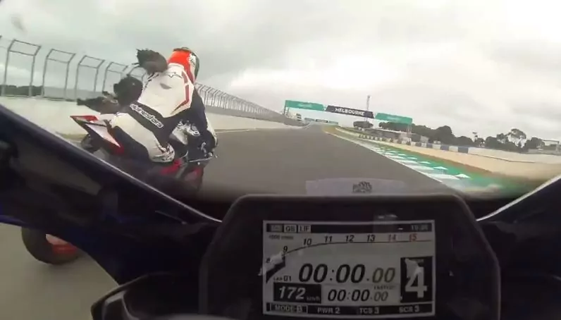 incidente gabbiano moto