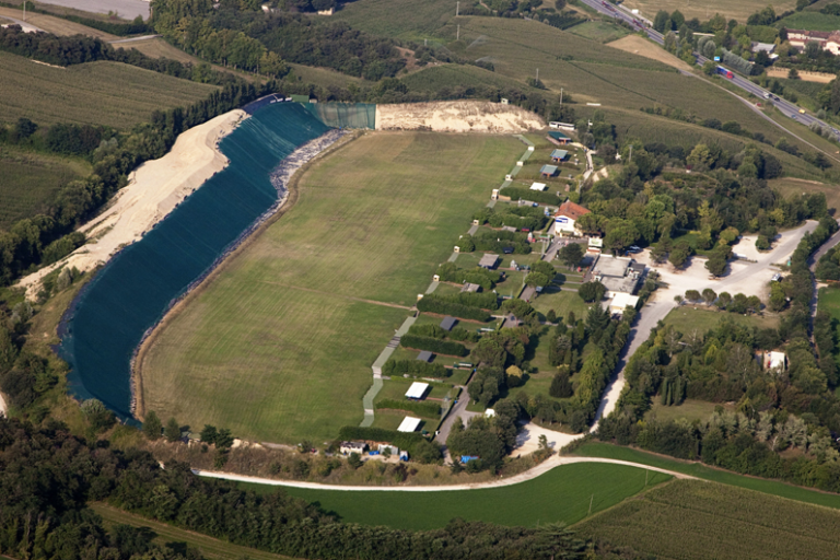L'impianto sportivo Concaverde di Lonato del Garda