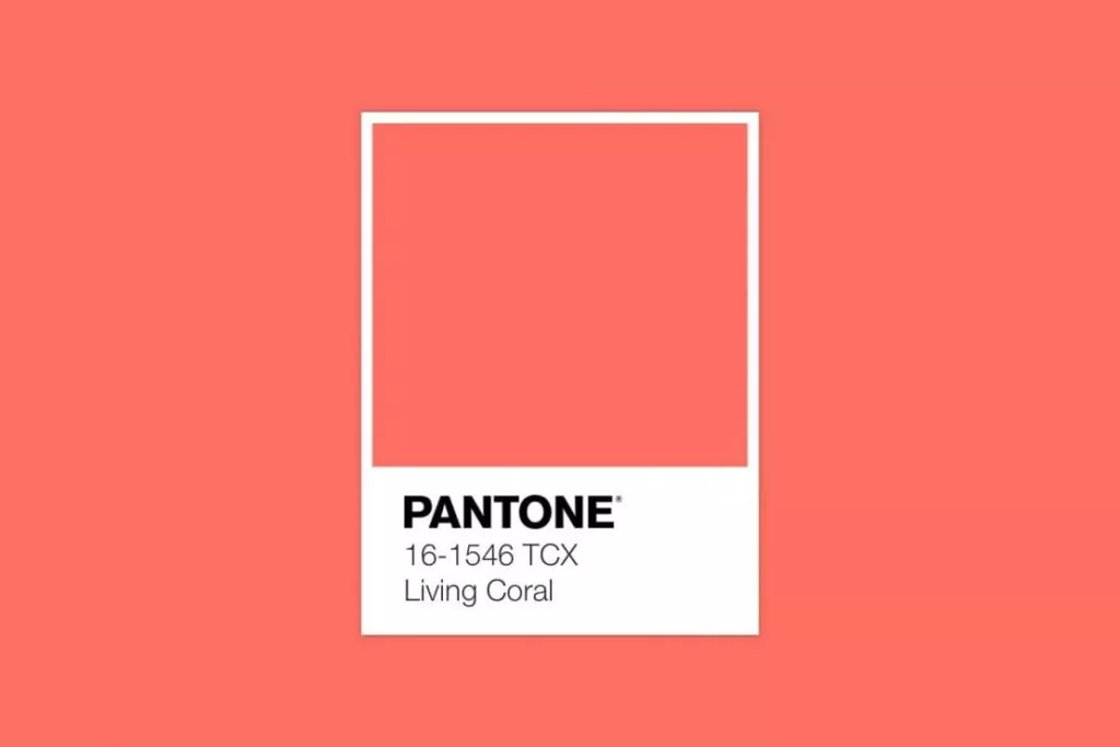 pantone living coral