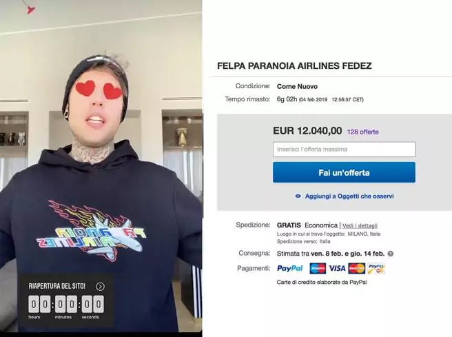 fedez felpe