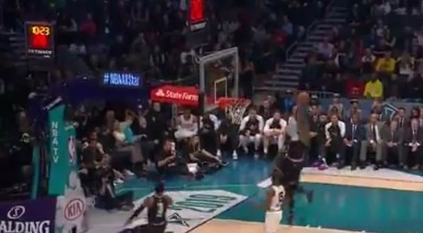 LeBron James Wade Alley-oop