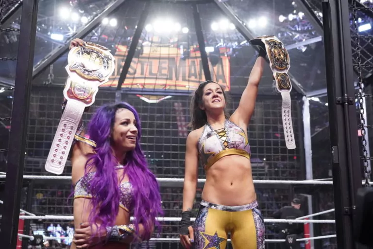 Sasha Banks Bayley Campionesse Coppia