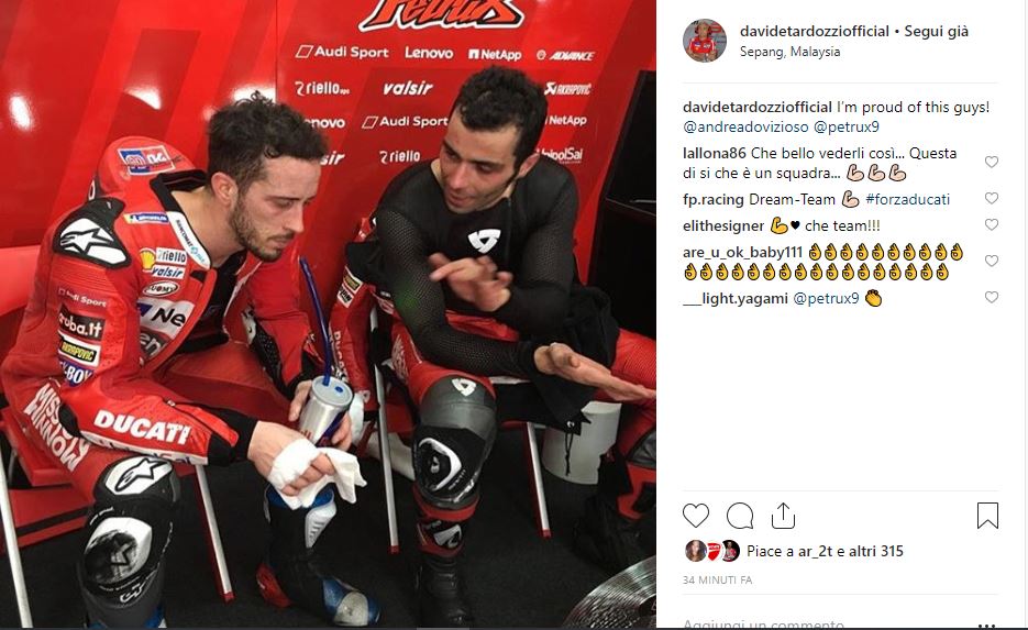dovizioso petrucci tardozzi ducati