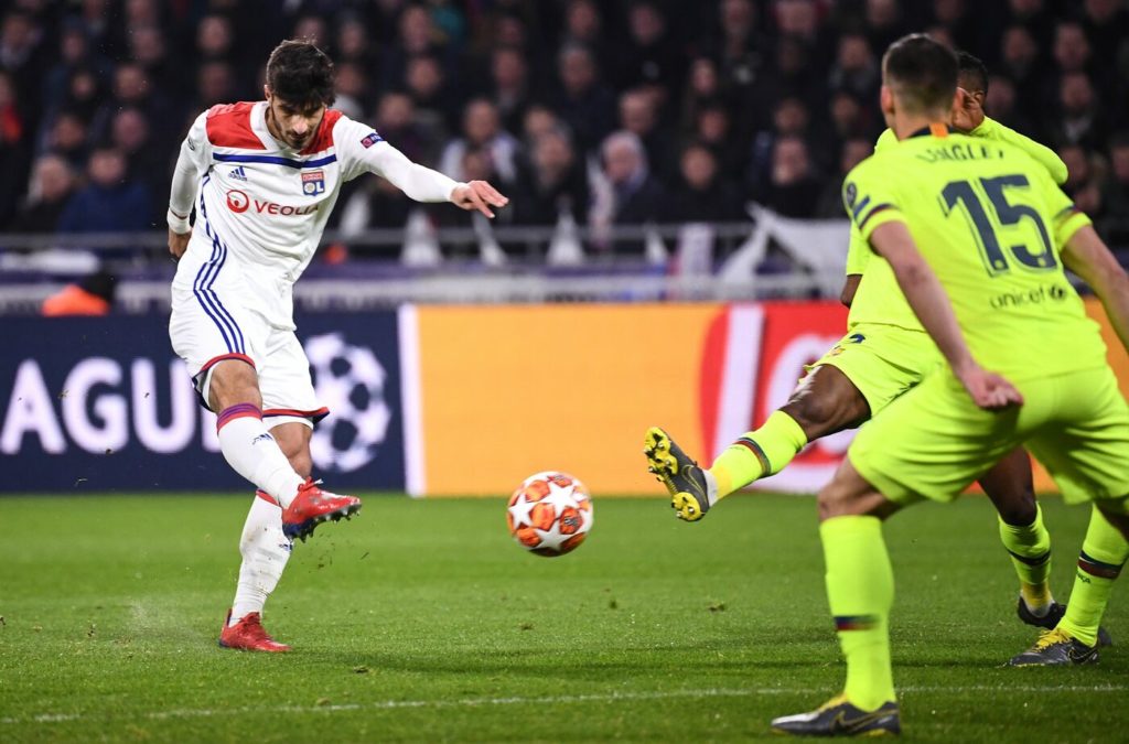 Champions League, Lione vs Barcellona