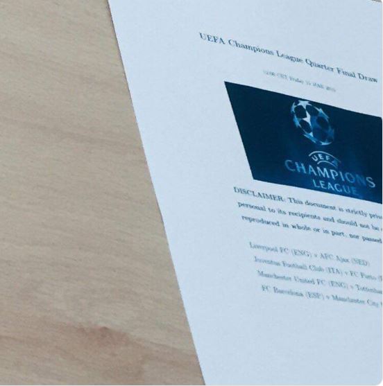 sorteggi champions league