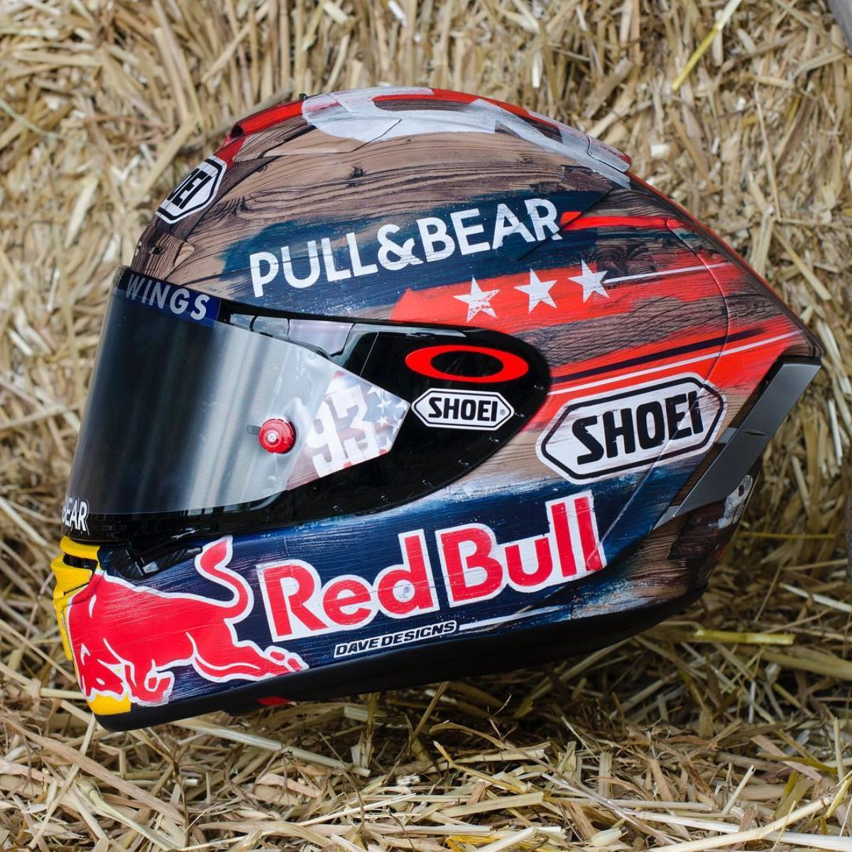 MotoGp - In Texas un nuovo e 'legnoso' casco per Marquez: Marc celebra il  Gp delle Americhe [FOTO E VIDEO]